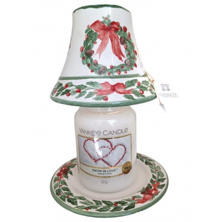 Lampada per candela in barattolo Dimensioni 27 x 19,5 cm