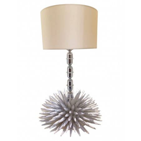 Lampada da Tavolo Riccio Bianco-Blu