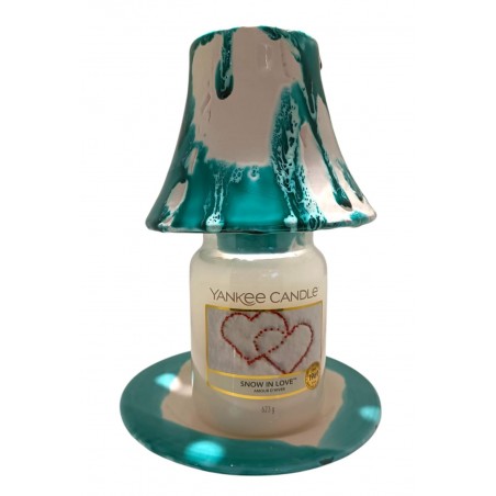 Lampada per candela in barattolo Dimensioni 27 x 19,5 cm