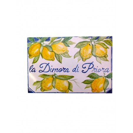 Targa personalizzata 20x30 cm