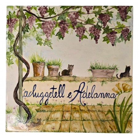 Targa personalizzata 40x40 cm