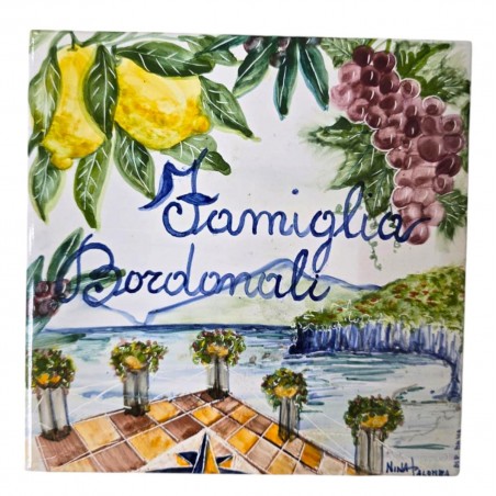 Targa personalizzata 20x20 cm