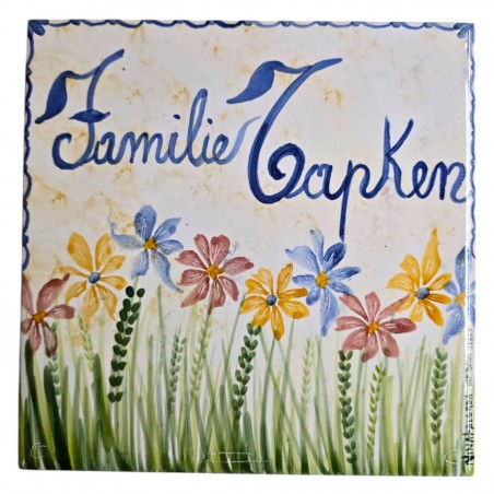 Targa personalizzata 20x20 cm