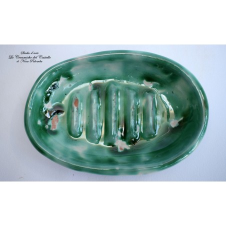 Portasapone Verde Ramina