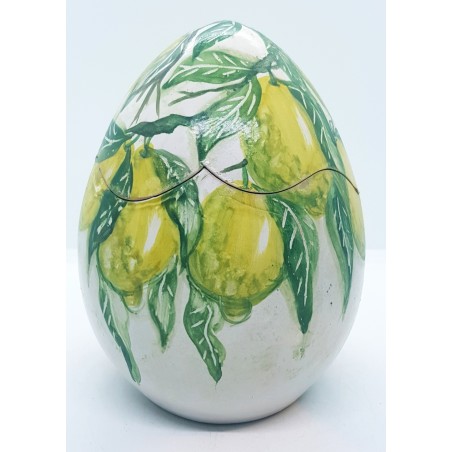 Uovo Portacioccolatini Portagioielli 21 x 15,5 cm.