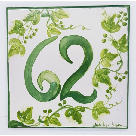 Numeri Civici Dimensioni 15 x 15 cm.