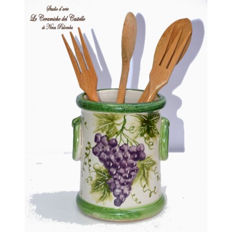 Portamestoli con manici Linea Uva