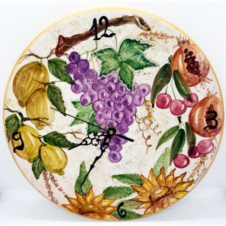 Orologio da muro Linea Frutti misti diametro 30 cm.