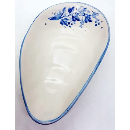 Ovale Cozza Linea Edere Blu 25 x 17 cm