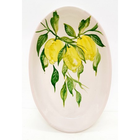 Ovale Limoni per Antipasti e Contorni 26,5 x 17,5 cm