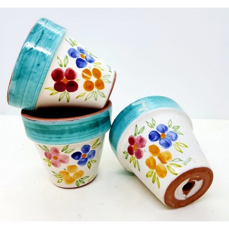 n.3 Vasi Linea Fiori diametro 9 x h 8,60 cm