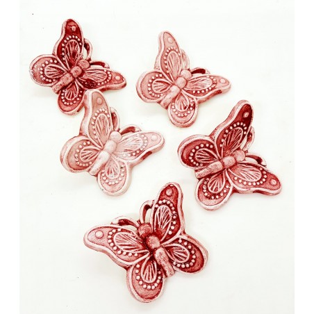 Set n. 5 Farfalle 7 x 6 cm