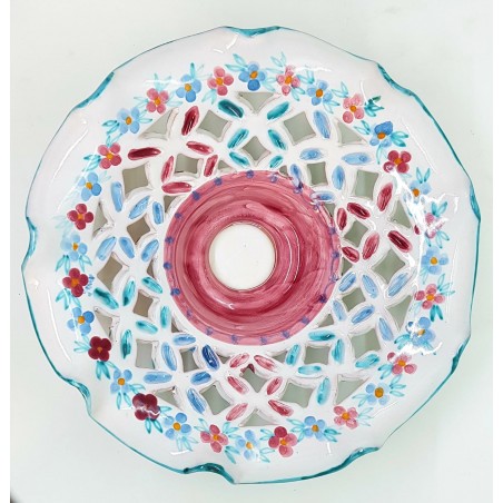 Lampadario diam. 25 cm. Traforato Linea Fiori