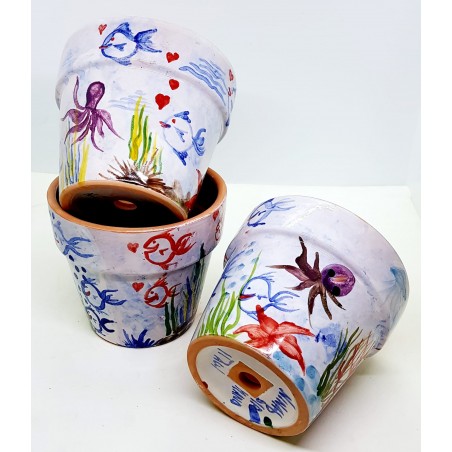 n.3 Vasi Linea Mare diametro 13 cm