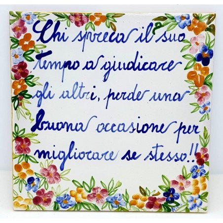 Targa da interno/esterno 20 X 20 cm