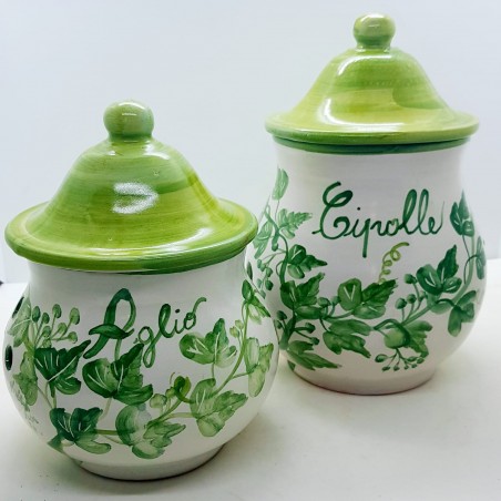 Set Barattolo Cipolle + Barattolo Aglio - Linea Edere
