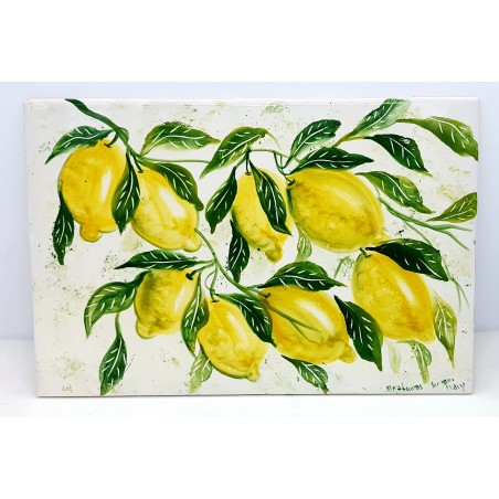 Pannello Decorativo Cucina cm 30 x 20 Linea Limoni