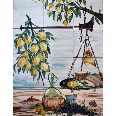 Pannello Decorativo 80 x 60 cm Natura Morta