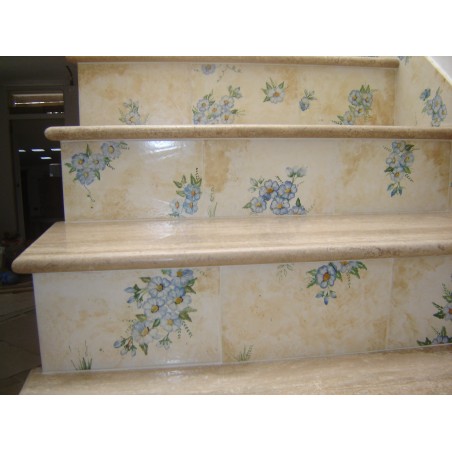 Sottoscala Fiori di Pesco + Battiscopa