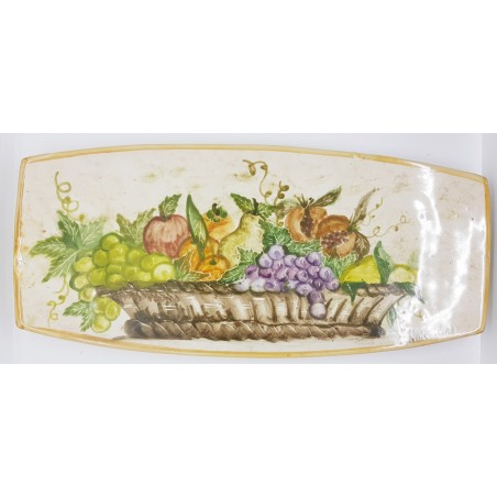 Piatto rettangolare Linea Frutta mista