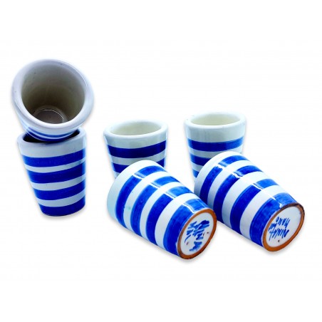 Set di 6 Bicchierini da Liquore Dimensioni h 6,5 x l 5 centimetri cadauno