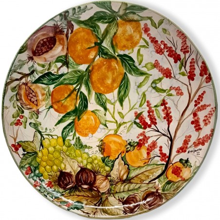 Piatto da muro Sapori d'Autunno 40 x 40 x 2 cm.
