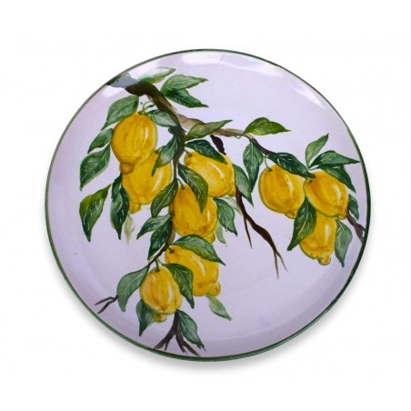 Piatto da muro Limoni 31,5 x 31,5 x 2 cm.