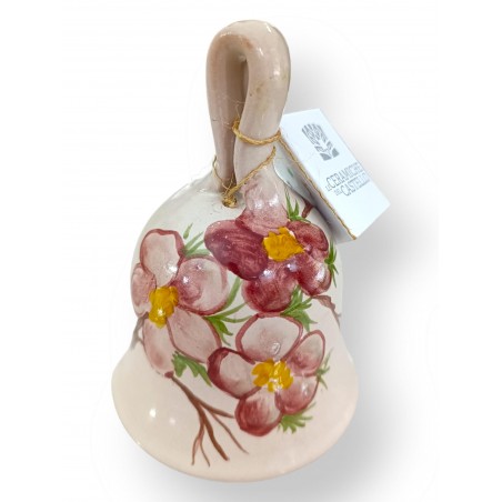 Campanella Linea Fiori di Pesco 11 x 8 cm